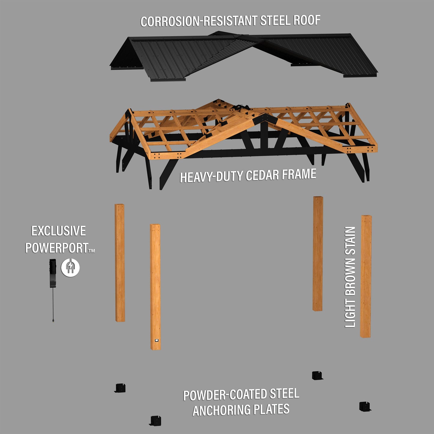 14x10 Crosswind Gazebo