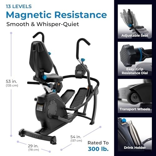 Teeter Freestep Recumbent Cross Trainer and Elliptical