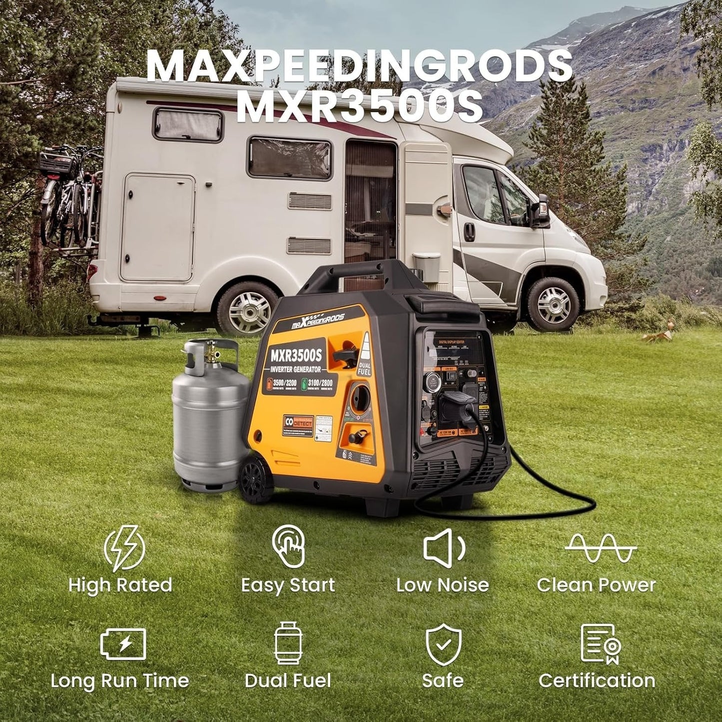 Maxpeedingrods 3500 Watt Portable Super Quite Electric Machine