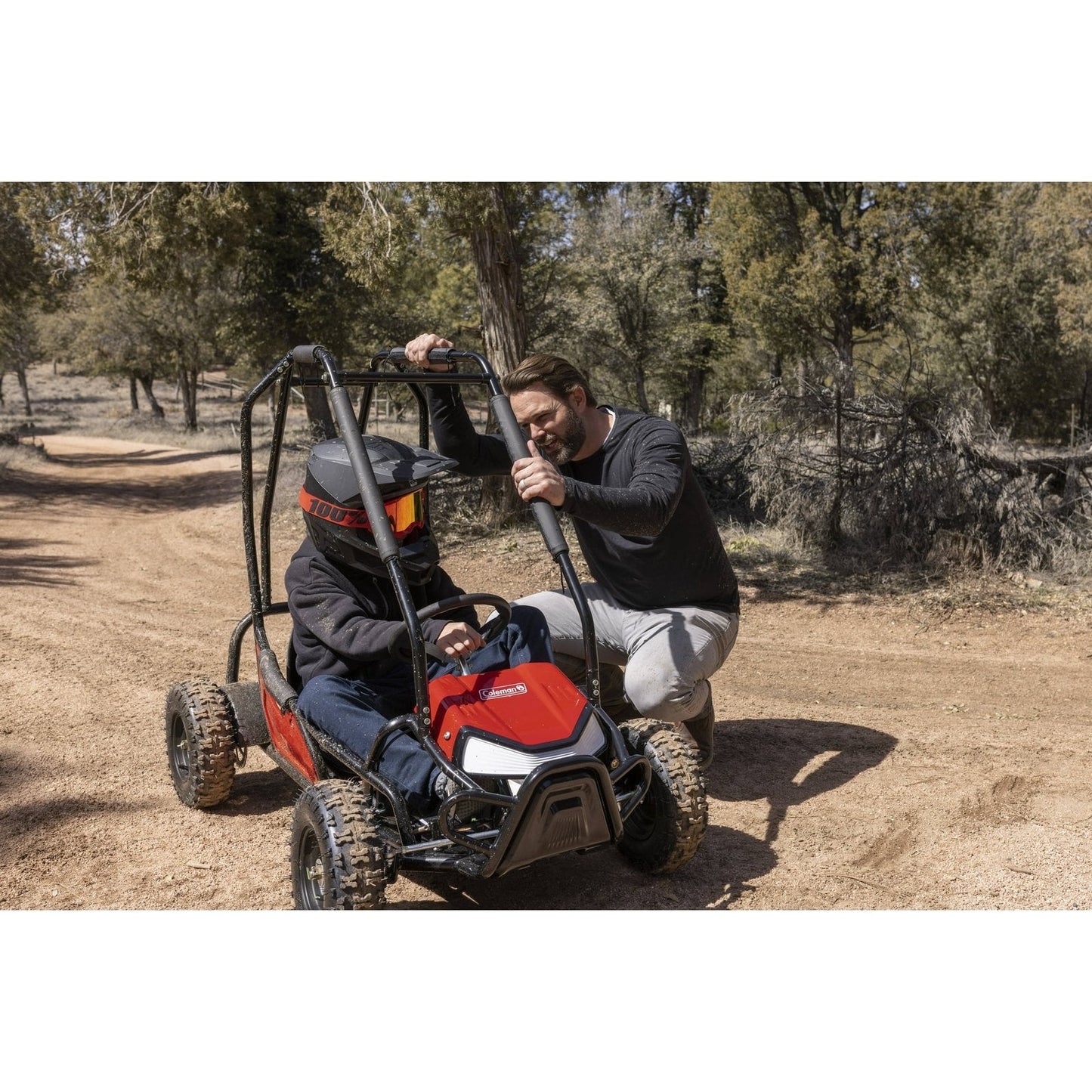 Coleman Powersports GK100 One-Seater Go Kart