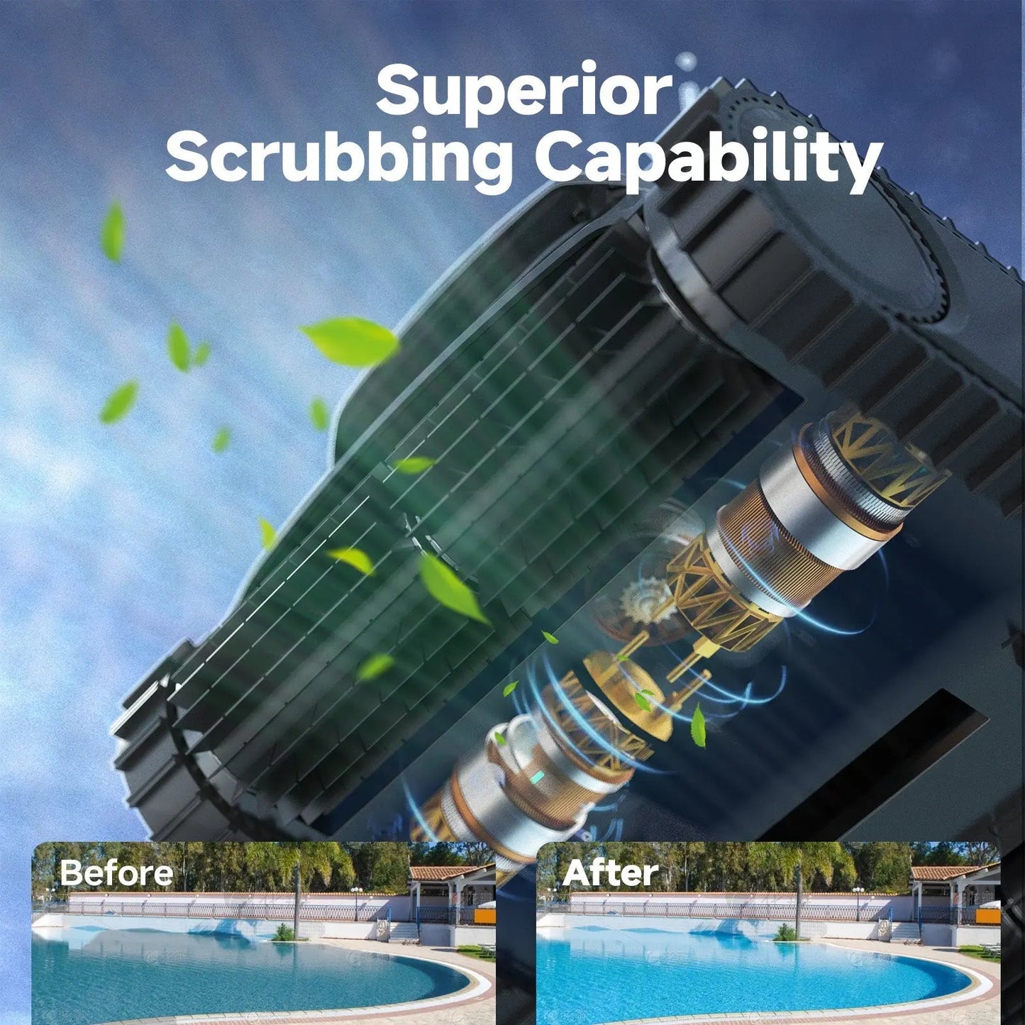 WYBOT M1 Cordless Robotic Pool Cleaner – Smart App Control