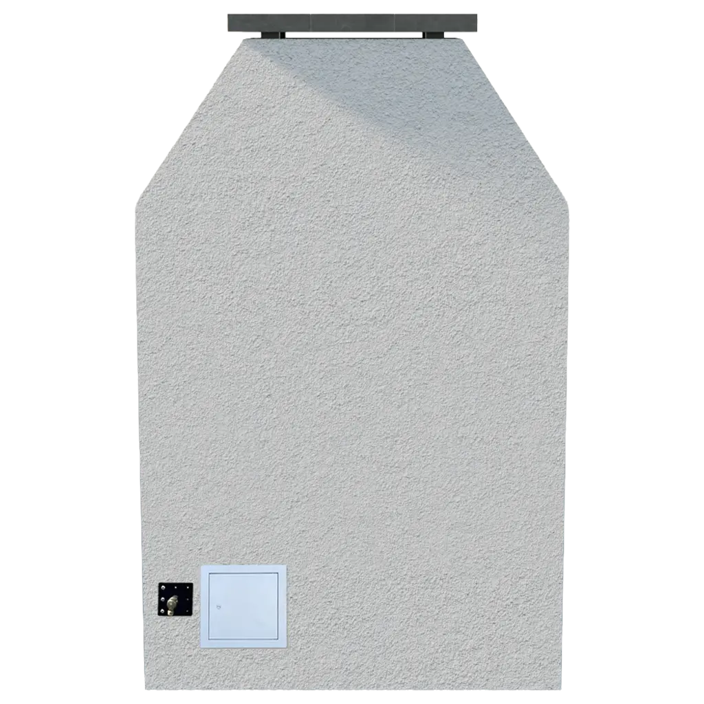 Cal Flame Ladero Modern Outdoor Gas Fireplace with Mantel | Model: FRP905-1
