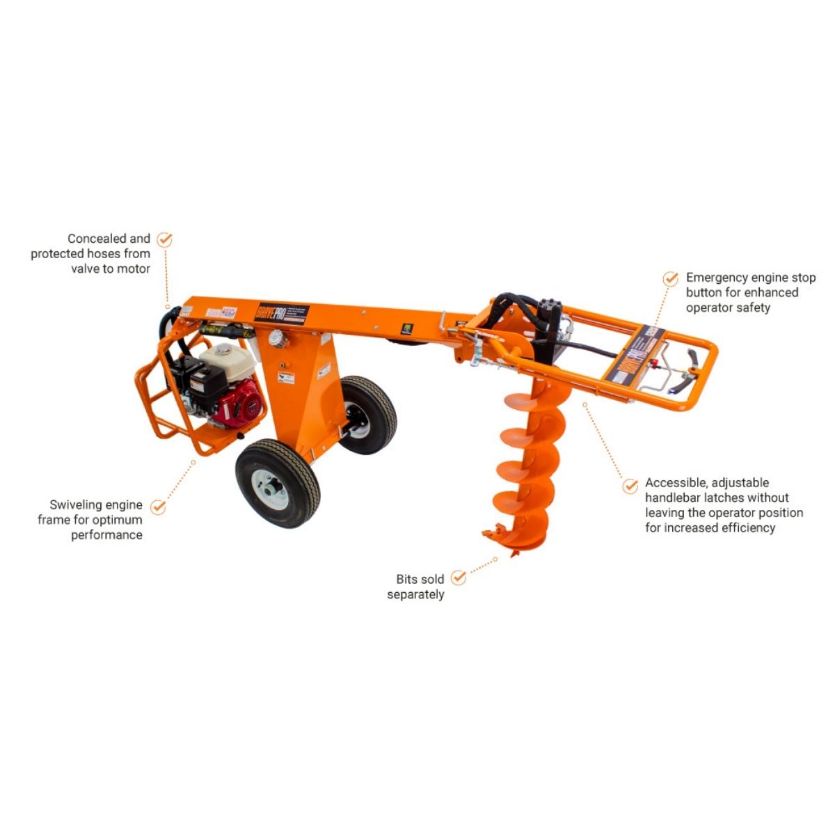 Brave Pro Hydraulic Towable Auger