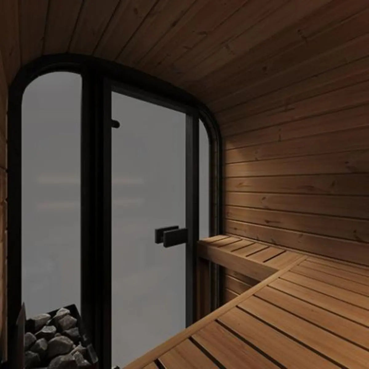 SaunaLife Cube-Series Model CL3G Outdoor Sauna | AQVINA World