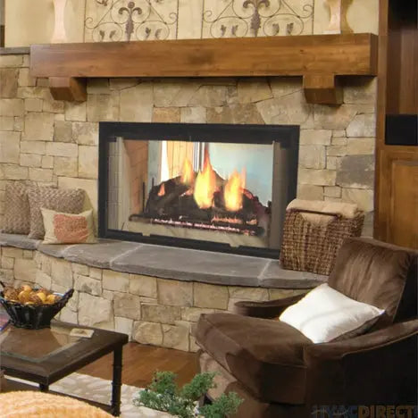Majestic Designer See-Through Wood Burning Fireplace - 42" | Traditional Style | DSR42