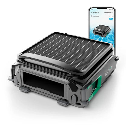 WYBOT F1 Solar-Powered Robotic Pool Skimmer – Cordless Surface Debris Cleaner