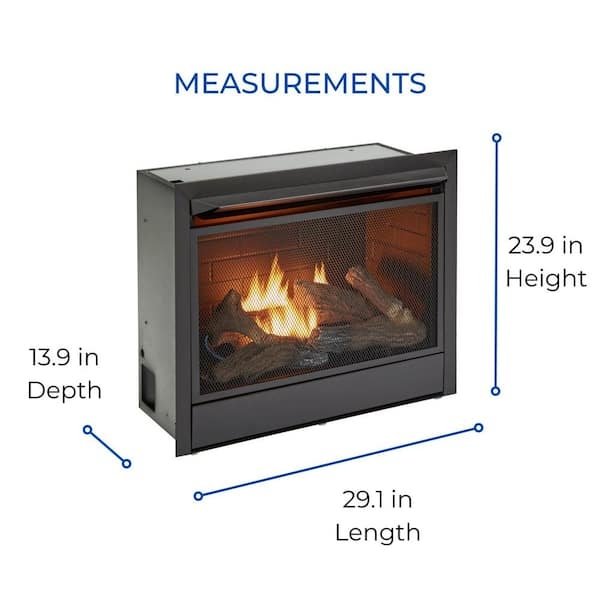 Duluth Forge Dual Fuel Ventless Gas Fireplace Insert