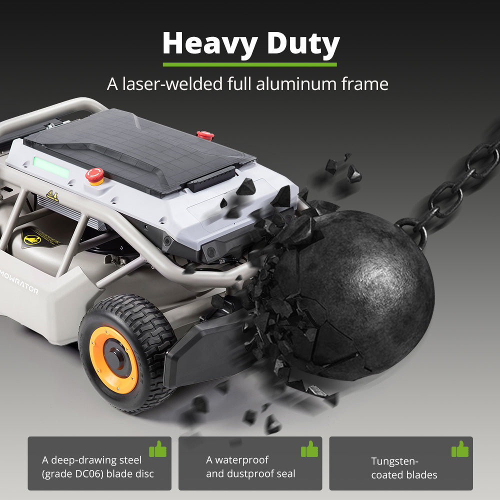 Mowrator S1 4WD Indoor Yard Care Bundle | S1 4WD Lawn Mower+MOWFUN FPV