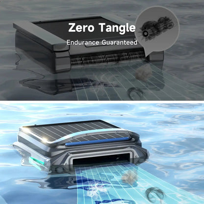 WYBOT F1 Solar-Powered Robotic Pool Skimmer – Cordless Surface Debris Cleaner