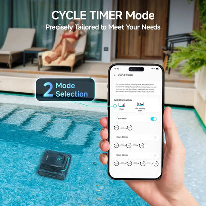 WYBOT M2 Vision Cordless Robotic Pool Cleaner – AI Camera for Large Inground Pools