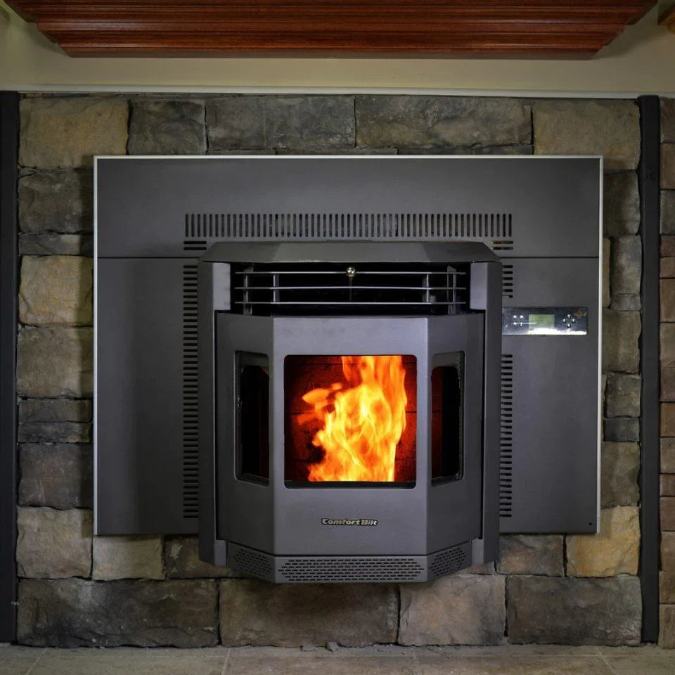 Comfortbilt HP22I Pellet Stove Insert with Stainless Steel Trim