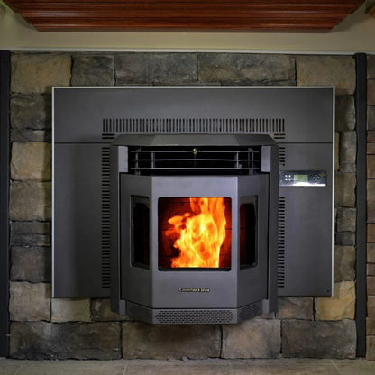 Comfortbilt HP22I Pellet Stove Insert with Stainless Steel Trim