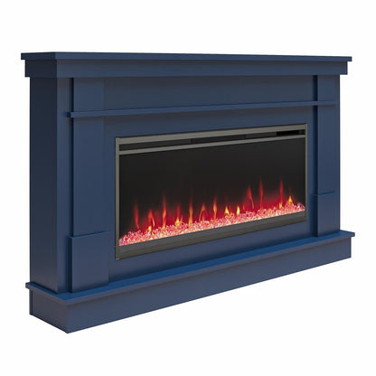Novogratz Waverly Wide Mantel Electric Fireplace
