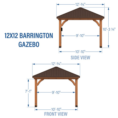 12x12 Barrington Gazebo