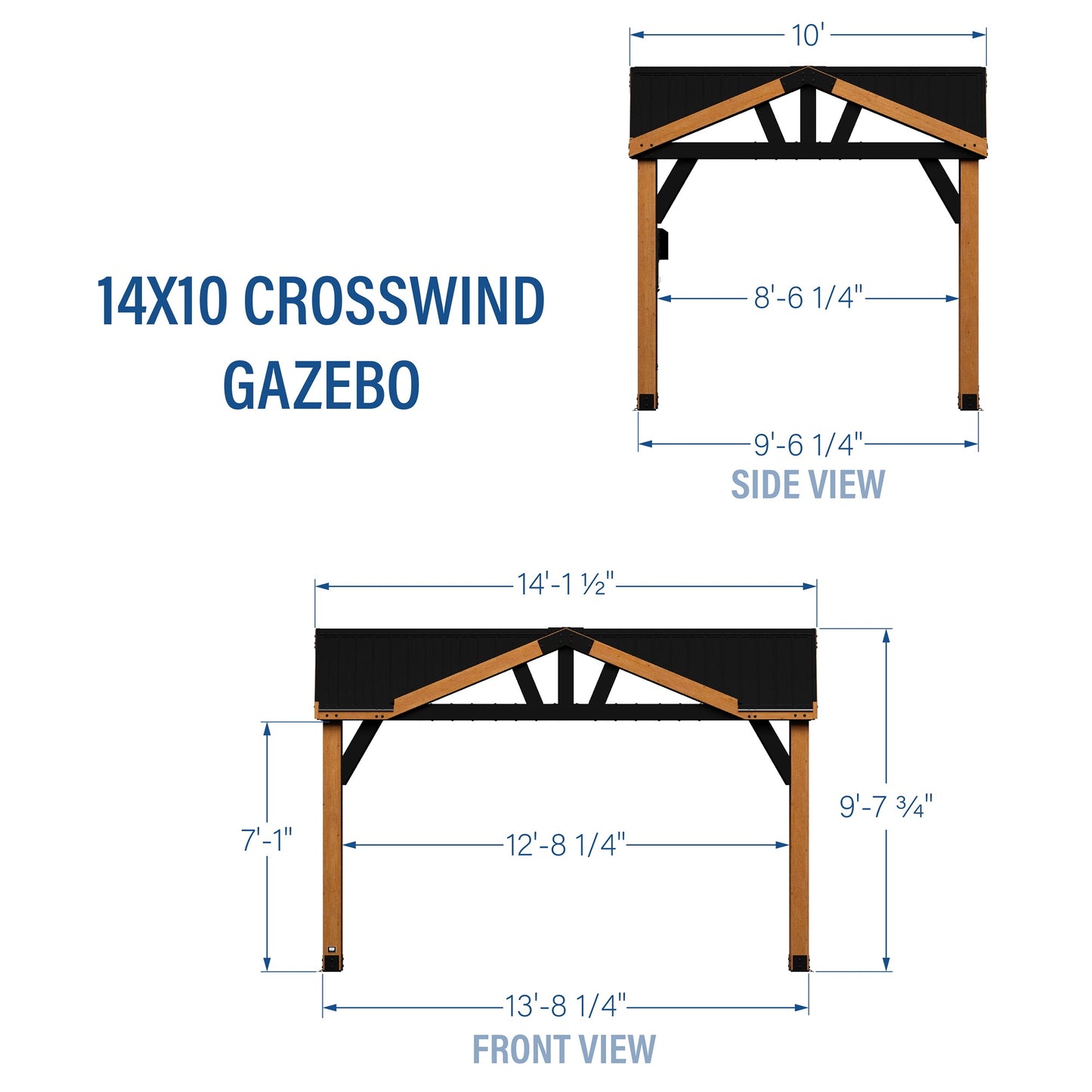 14x10 Crosswind Gazebo