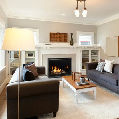 Majestic Meridian Modern 42" Direct Vent Gas Fireplace | 36,000 BTU | IntelliFire Touch | MER42MN