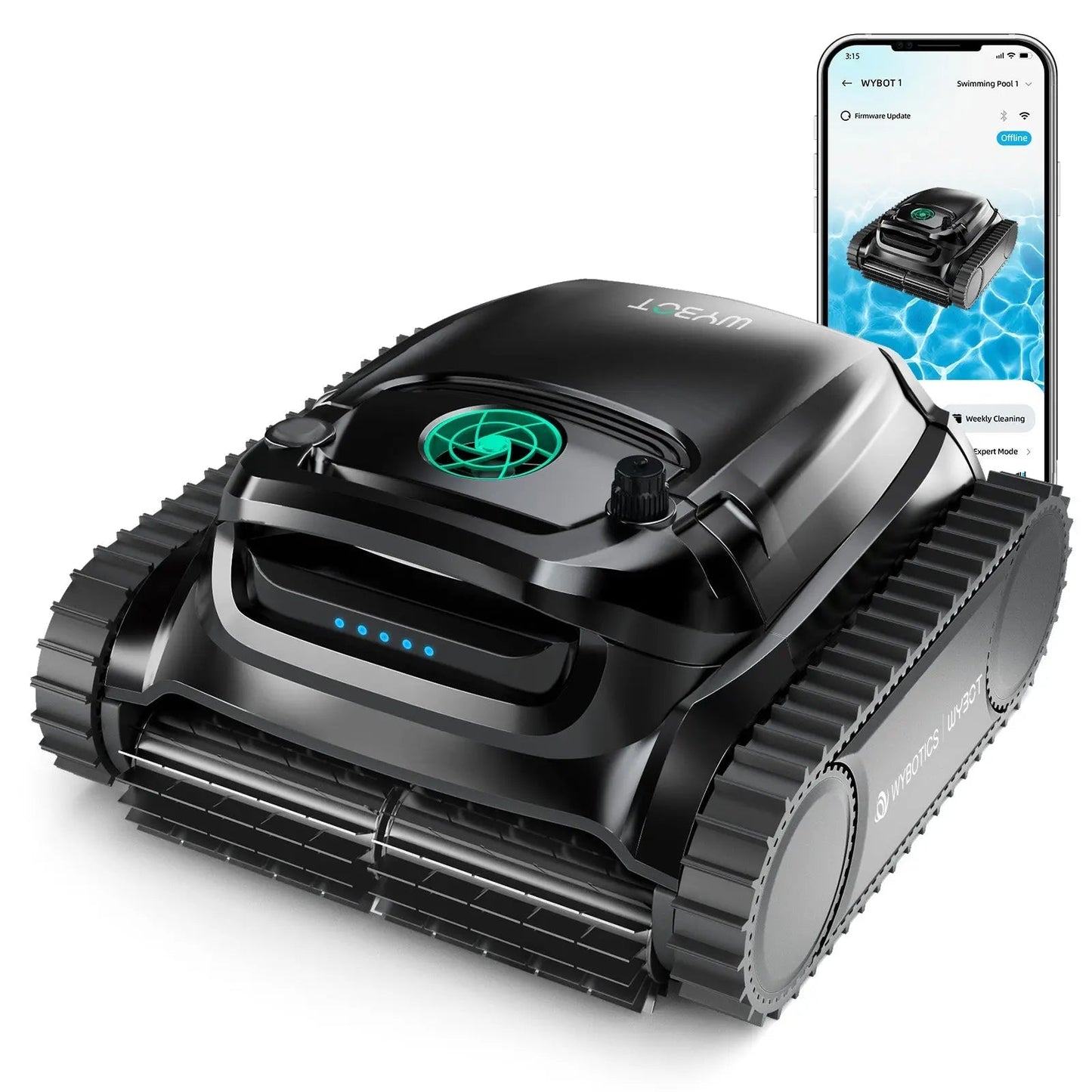 WYBOT M1 Cordless Robotic Pool Cleaner – Smart App Control