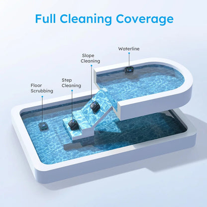WYBOT C2 Vision Cordless Robotic Pool Cleaner – AI Camera Debris Targeting