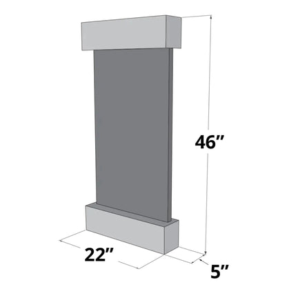 Adagio Whispering Creek Indoor Wall-Mounted Water Fountain (AWF-WC3502)