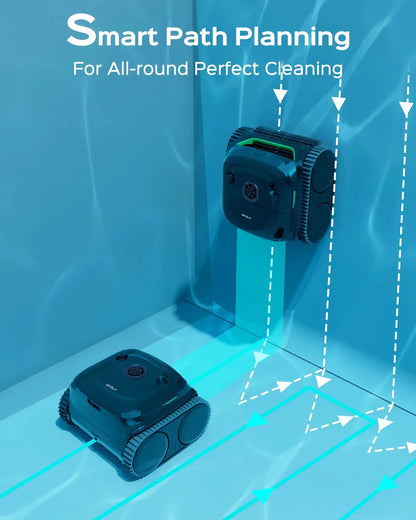 WYBOT C2 Cordless Robotic Pool Cleaner – Floor, Walls & Waterline