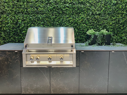 Aspire By Hestan 36" Outdoor Built-In Grill with 3 U-Burner &  Rotisserie - EABR36
