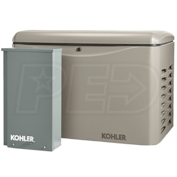 Kohler 20RCAL-200SELS 20kW Aluminum Standby Generator System (200A Service Disc. w/ Load Shedding)