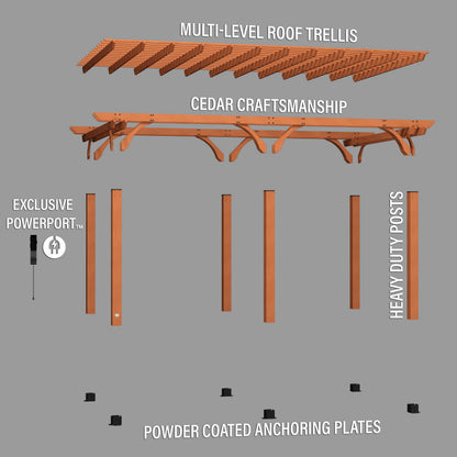 20x12 Beaumont Pergola