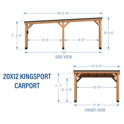 20x12 Kingsport Carport