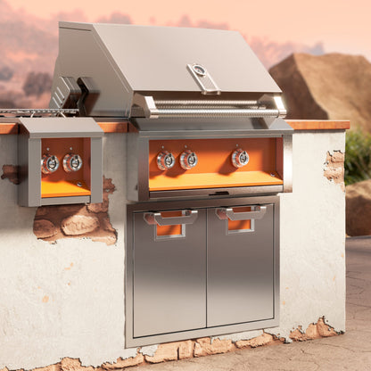 Aspire By Hestan 30" Outdoor Built-In Grill with 2 U-Burner & Rotisserie - EABR30
