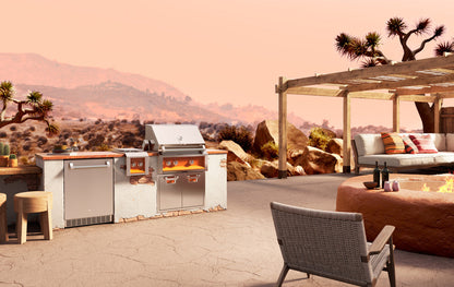 Aspire By Hestan 30" Outdoor Built-In Grill with 1 U-Burner, 1 Sear Burner & Rotisserie - EMBR30
