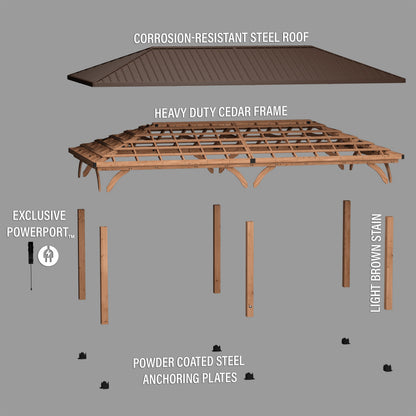 24x12 Barrington Carport/Gazebo