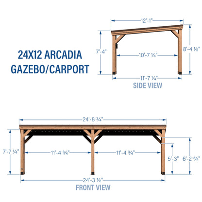 24x12 Arcadia Gazebo