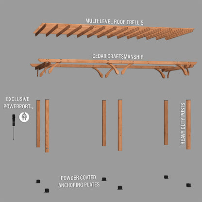 24x12 Beaumont Pergola