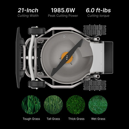 Mowrator S1 2WD 12Ah Auto-Dumping Bundle