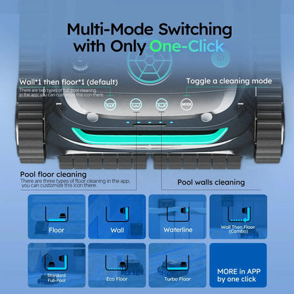 WYBOT S2 Solar Robotic Pool Cleaner – Solar Charging, App Control