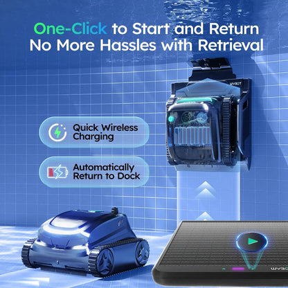 WYBOT S2 Solar Robotic Pool Cleaner – Solar Charging, App Control