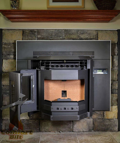 Comfortbilt HP22I Pellet Stove Insert with Stainless Steel Trim