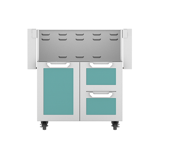 Hestan 30″ Outdoor Tower Cart with Door/Drawer Combo - GCR30