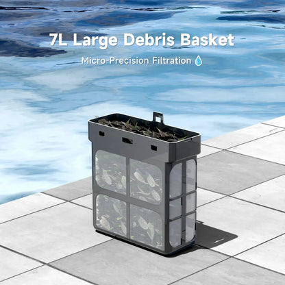 WYBOT F1 Solar-Powered Robotic Pool Skimmer – Cordless Surface Debris Cleaner