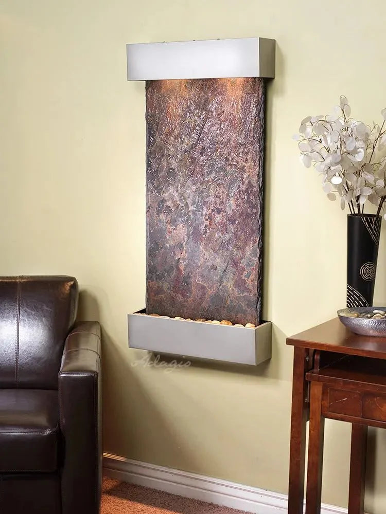 Adagio Whispering Creek Indoor Wall-Mounted Water Fountain (AWF-WC3502)