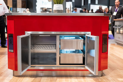 Hestan 36″ Marquise With Outdoor Double Sealed Pantry Storage Door - AGLP36