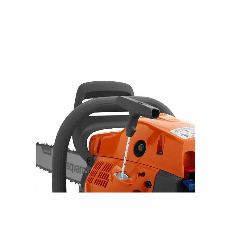 HUSQVARNA Gas-Powered Chainsaw: 20 in Bar Lg, Rear Handle, Auto Chain Oiler, 3.5 hp Horsepower