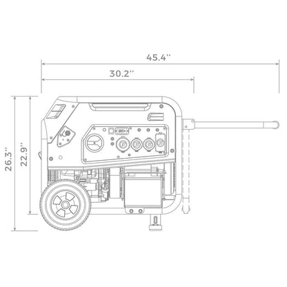 Firman H07552 9400W Dual Fuel Generator