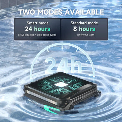 WYBOT F1 Solar-Powered Robotic Pool Skimmer – Cordless Surface Debris Cleaner