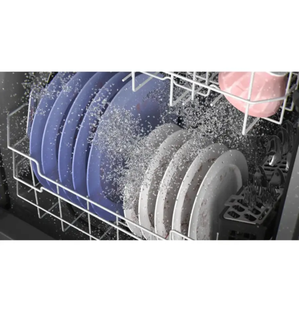 GE – 24″ Top Control Built-In Hybrid Tub Dishwasher with Dry Boost – Stainless Steel