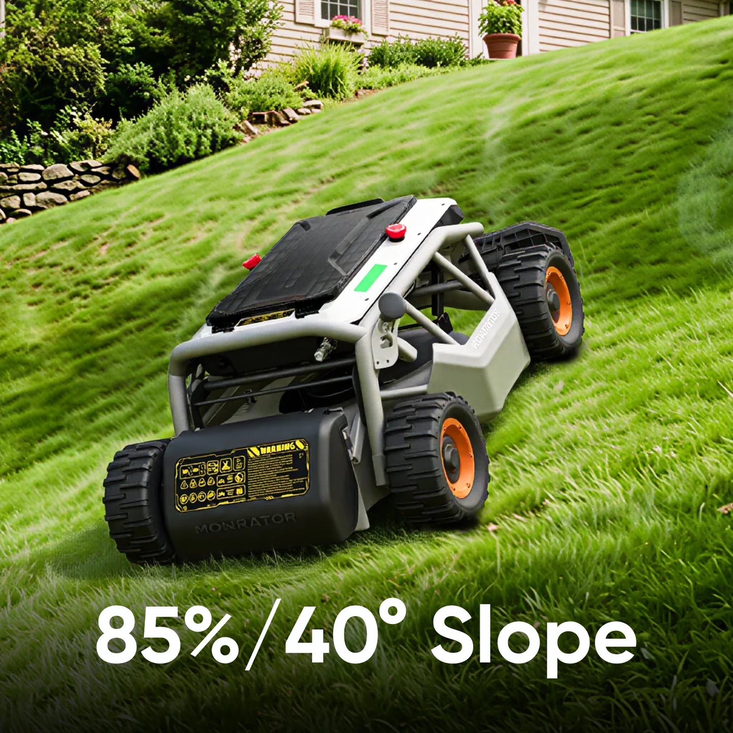 Mowrator S1 4WD 12Ah 85% (40°) Steep Slope Bundle