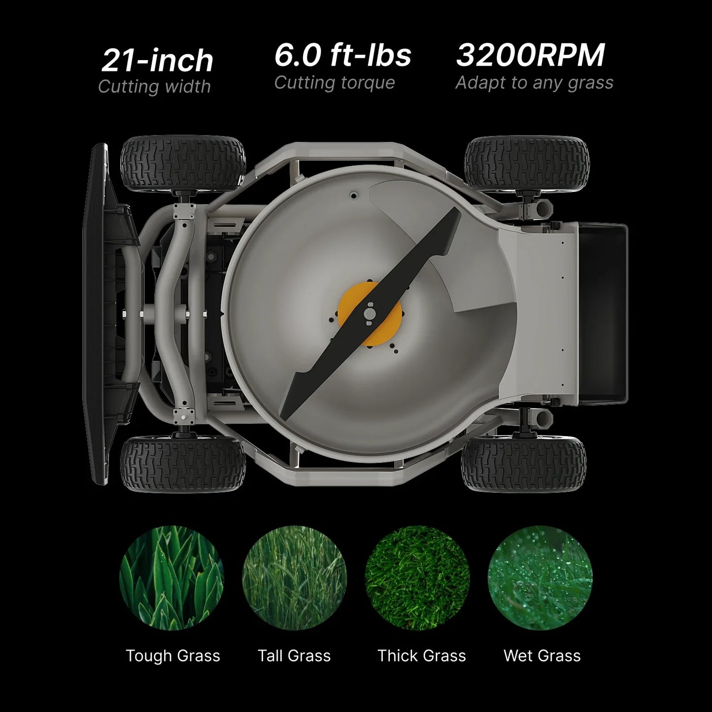 Mowrator S1 4WD 12Ah 85% (40°) Steep Slope Bundle