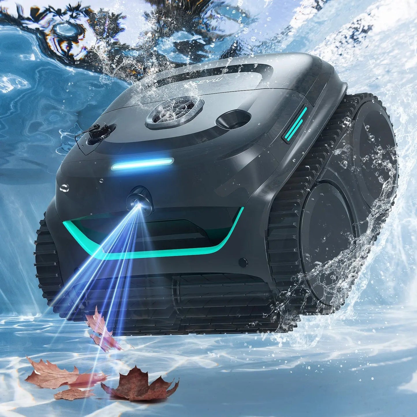 WYBOT C2 Vision Cordless Robotic Pool Cleaner – AI Camera Debris Targeting