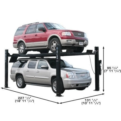 Atlas Pro9000 4 Post Lift with RJ6 Rolling Jacks