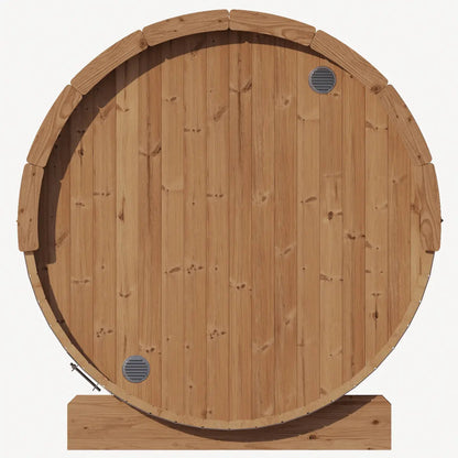 SaunaLife 3-person Outdoor Barrel Sauna - Model E6 | AQVINA World